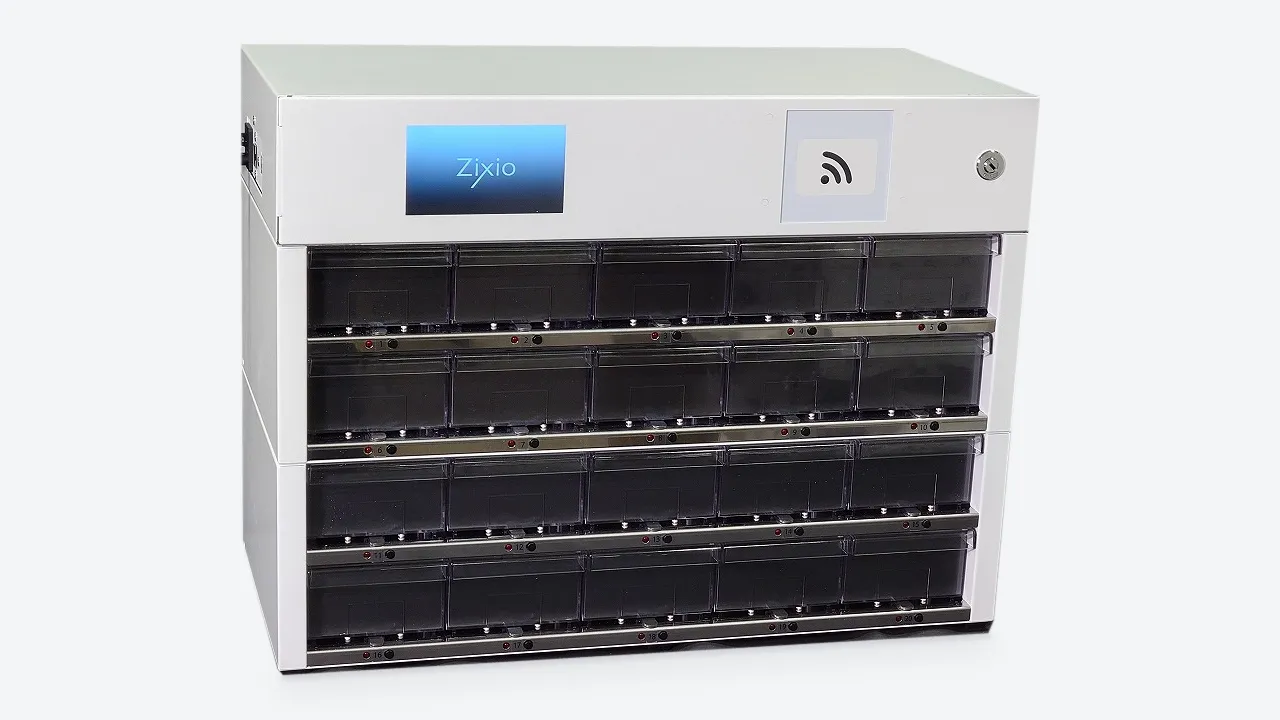 20個のボックスを備えた物品管理庫 BCN-20BM